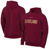 Cleveland Cavaliers Sportswear Essential Wordmark Club Hoodie sale - Wine for sale