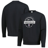 Minnesota Timberwolves 2025/26 Authentic Practice Club Sweatshirt - Black outlet
