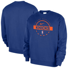 New York Knicks 2025/26 Authentic Practice Club Sweatshirt - Blue outlet