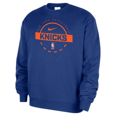 New York Knicks 2025/26 Authentic Practice Club Sweatshirt - Blue outlet
