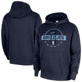 Memphis Grizzlies 2025/26 Authentic Practice Club Pullover Hoodie - Navy shop