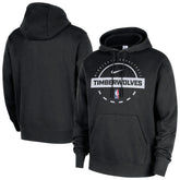 Minnesota Timberwolves 2025/26 Authentic Practice Club Pullover Hoodie - Black for sale