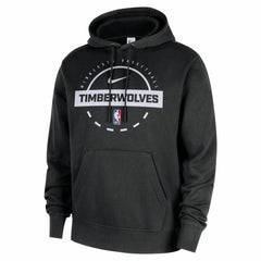 Minnesota Timberwolves 2025/26 Authentic Practice Club Pullover Hoodie - Black for sale
