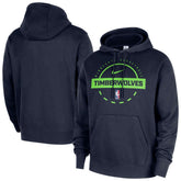 Minnesota Timberwolves 2025/26 Authentic Practice Club Pullover Hoodie - Navy discount