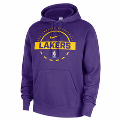 Los Angeles Lakers 2025/26 Authentic Practice Club Pullover Hoodie - Purple sale