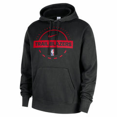 Portland Trail Blazers 2025/26 Authentic Practice Club Pullover Hoodie - Black cheap