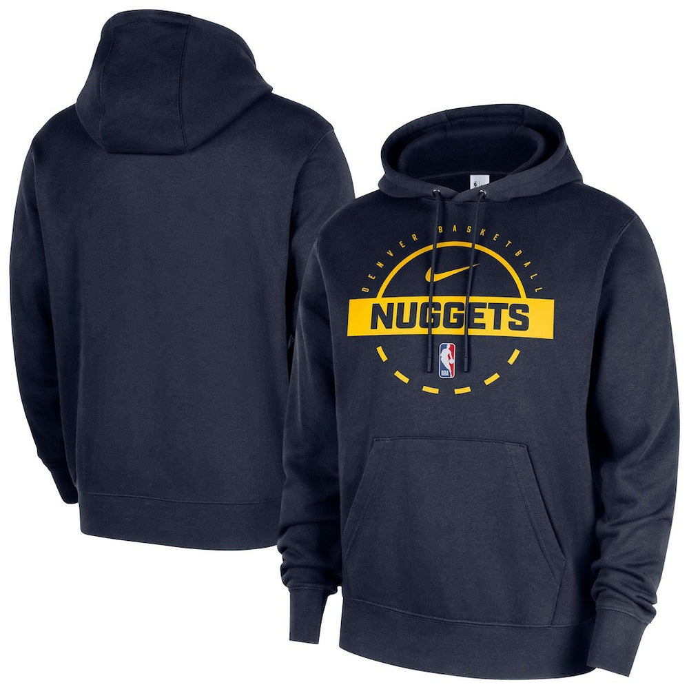 Denver Nuggets 2025/26 Authentic Practice Club Pullover Hoodie sale - Navy on sale