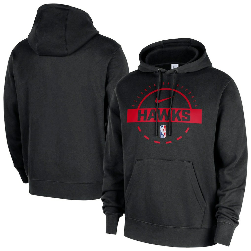 Atlanta Hawks 2025/26 Authentic Practice Club Pullover Hoodie - Black shop