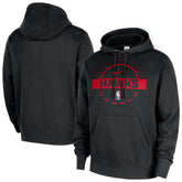 Atlanta Hawks 2025/26 Authentic Practice Club Pullover Hoodie - Black shop
