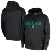 Boston Celtics 2025/26 Authentic Practice Club Pullover Hoodie - Black on sale