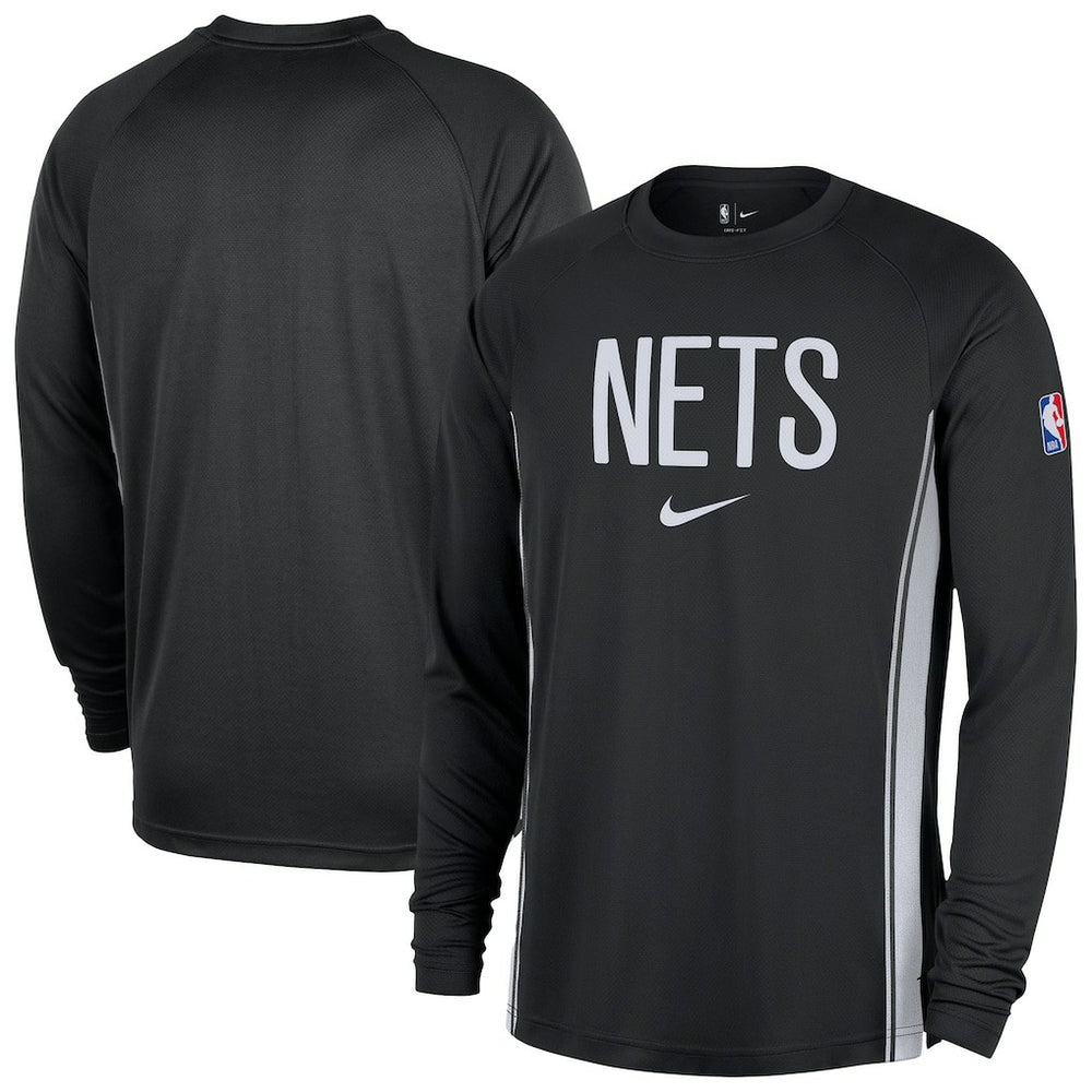 Brooklyn Nets 2025/26 Authentic Pre-Game Legend Dri-FIT Long Sleeve Shooting Shirt - Black shop