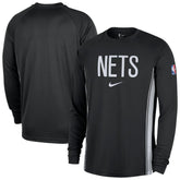 Brooklyn Nets 2025/26 Authentic Pre-Game Legend Dri-FIT Long Sleeve Shooting Shirt - Black shop