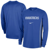 Dallas Mavericks 2025/26 Authentic Pre-Game Legend Dri-FIT Long Sleeve Shooting Shirt sale - Blue online