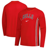Chicago Bulls 2025/26 Authentic Pre-Game Legend Dri-FIT Long Sleeve Shooting Shirt sale - Red sale