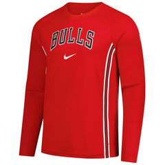 Chicago Bulls 2025/26 Authentic Pre-Game Legend Dri-FIT Long Sleeve Shooting Shirt sale - Red sale