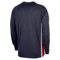 Washington Wizards 2025/26 Authentic Pre-Game Legend Dri-FIT Long Sleeve Shooting Shirt - Navy online