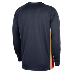 New Orleans Pelicans 2025/26 Authentic Pre-Game Legend Dri-FIT Long Sleeve Shooting Shirt - Navy cheap