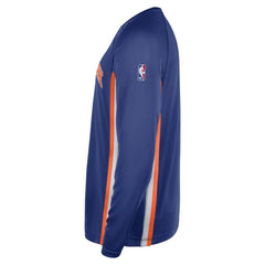 New York Knicks 2025/26 Authentic Pre-Game Legend Dri-FIT Long Sleeve Shooting Shirt - Blue outlet