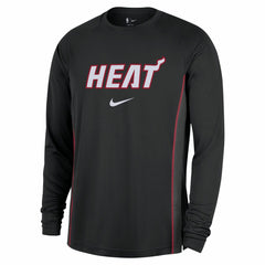 Miami Heat 2025/26 Authentic Pre-Game Legend Dri-FIT Long Sleeve Shooting Shirt - Black outlet
