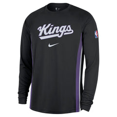 Sacramento Kings 2025/26 Authentic Pre-Game Legend Dri-FIT Long Sleeve Shooting Shirt - Black for sale