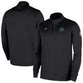 Minnesota Timberwolves 2025/26 Authentic Coaches Quarter-Zip Dri-Fit Top - Black cheap