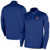 New York Knicks 2025/26 Authentic Coaches Quarter-Zip Dri-Fit Top - Blue for sale