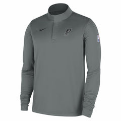San Antonio Spurs 2025/26 Authentic Coaches Quarter-Zip Dri-Fit Top - Silver for sale
