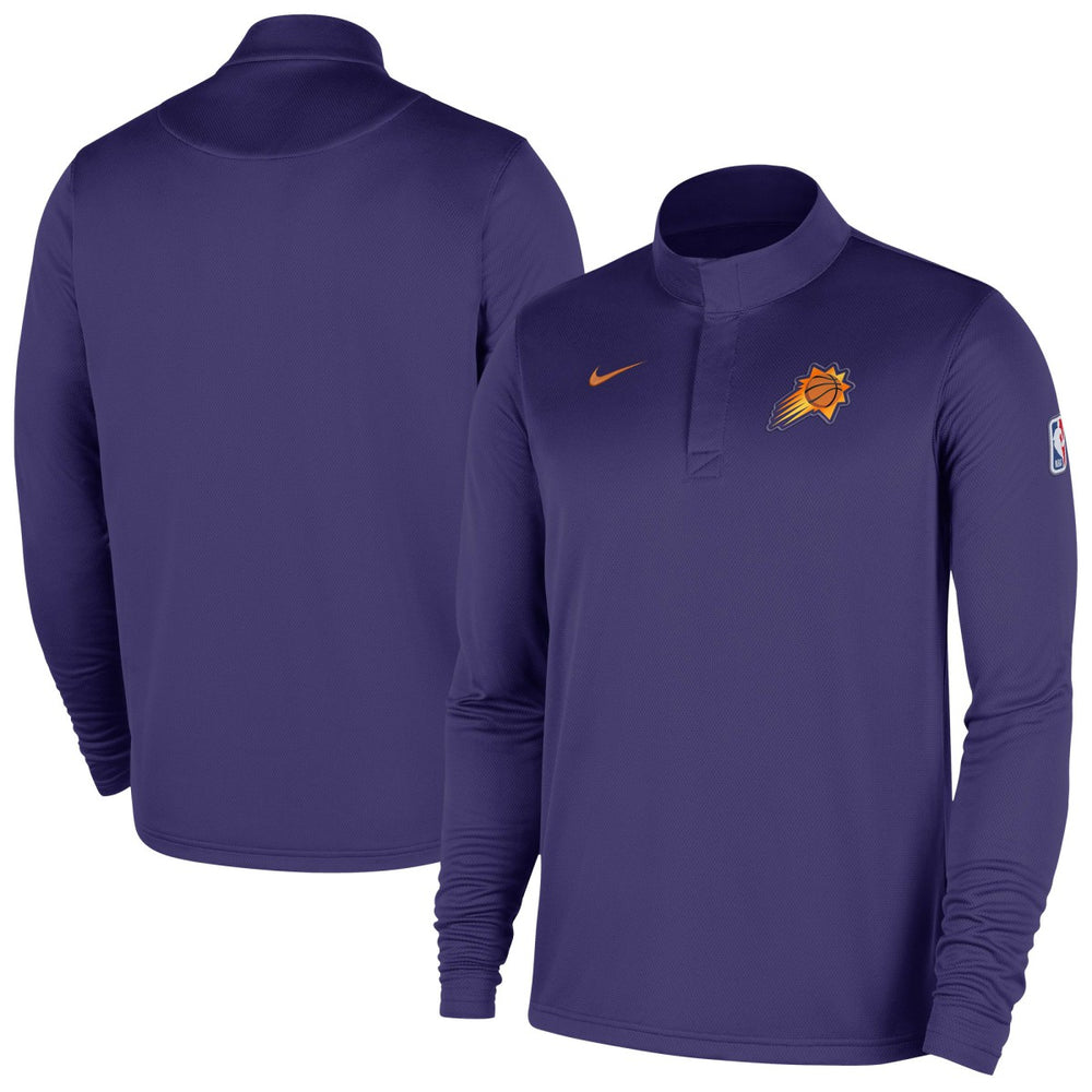 Phoenix Suns 2025/26 Authentic Coaches Quarter-Zip Dri-Fit Top - Purple on sale