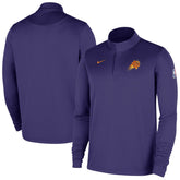 Phoenix Suns 2025/26 Authentic Coaches Quarter-Zip Dri-Fit Top - Purple on sale