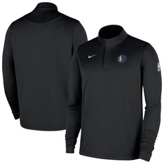 Dallas Mavericks 2025/26 Authentic Coaches Quarter-Zip Dri-Fit Top sale - Black cheap