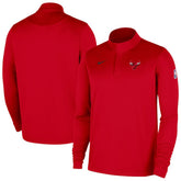 Chicago Bulls 2025/26 Authentic Coaches Quarter-Zip Dri-Fit Top - Red outlet