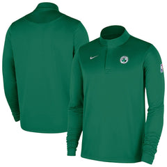Boston Celtics 2025/26 Authentic Coaches Quarter-Zip Dri-Fit Top - Kelly Green on sale