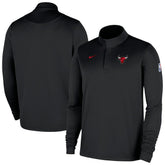Chicago Bulls 2025/26 Authentic Coaches Quarter-Zip Dri-Fit Top - Black online
