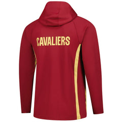 Cleveland Cavaliers Authentic On Court Zone Quarter-Zip Dri-FIT Hoodie Jacket sale - Wine discount