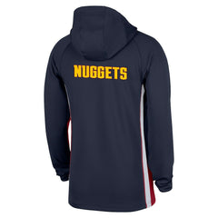 Denver Nuggets Authentic On Court Zone Quarter-Zip Dri-FIT Hoodie Jacket - Navy shop