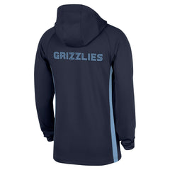 Memphis Grizzlies Authentic On Court Zone Quarter-Zip Dri-FIT Hoodie Jacket - Navy cheap