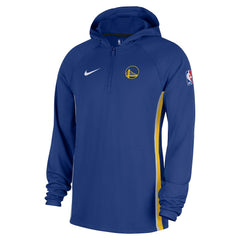 Golden State Warriors Authentic On Court Zone Quarter-Zip Dri-FIT Hoodie Jacket sale - Blue discount