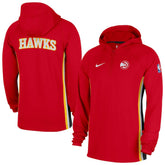 Atlanta Hawks Authentic On Court Zone Quarter-Zip Dri-FIT Hoodie Jacket - Red outlet