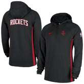 Houston Rockets Authentic On Court Zone Quarter-Zip Dri-FIT Hoodie Jacket sale - Black sale