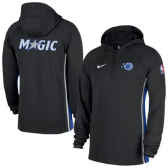 Orlando Magic Authentic On Court Zone Quarter-Zip Dri-FIT Hoodie Jacket - Black shop