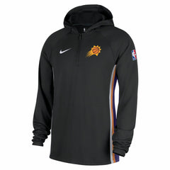 Phoenix Suns Authentic On Court Zone Quarter-Zip Dri-FIT Hoodie Jacket - Black cheap
