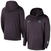 Minnesota Timberwolves Authentic Practice Yoga Restore Dri-Fit Pullover Hoodie - Black discount