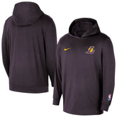 Los Angeles Lakers Authentic Practice Yoga Restore Dri-Fit Pullover Hoodie - Black outlet
