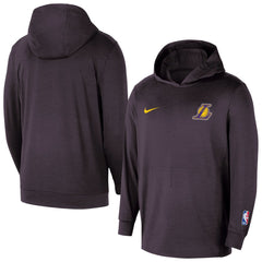 Los Angeles Lakers Authentic Practice Yoga Restore Dri-Fit Pullover Hoodie - Black outlet