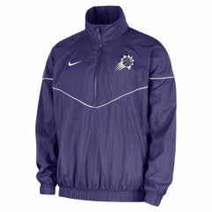 Phoenix Suns Courtside Windrunner Woven Half-Zip Hooded Jacket - Purple online