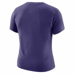 Phoenix Suns Women's Courtside Modest Cropped Tri-Blend T-Shirt - Purple outlet