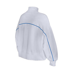 New Era Buffalo Bills Female Adult White Functional Fandom Quarter-Zip Sweatshirt for sale