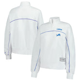 New Era Detroit Lions Female Adult White Functional Fandom Quarter-Zip Sweatshirt online