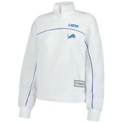 New Era Detroit Lions Female Adult White Functional Fandom Quarter-Zip Sweatshirt online