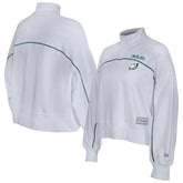 New Era Philadelphia Eagles Female Adult White Functional Fandom Quarter-Zip Sweatshirt outlet